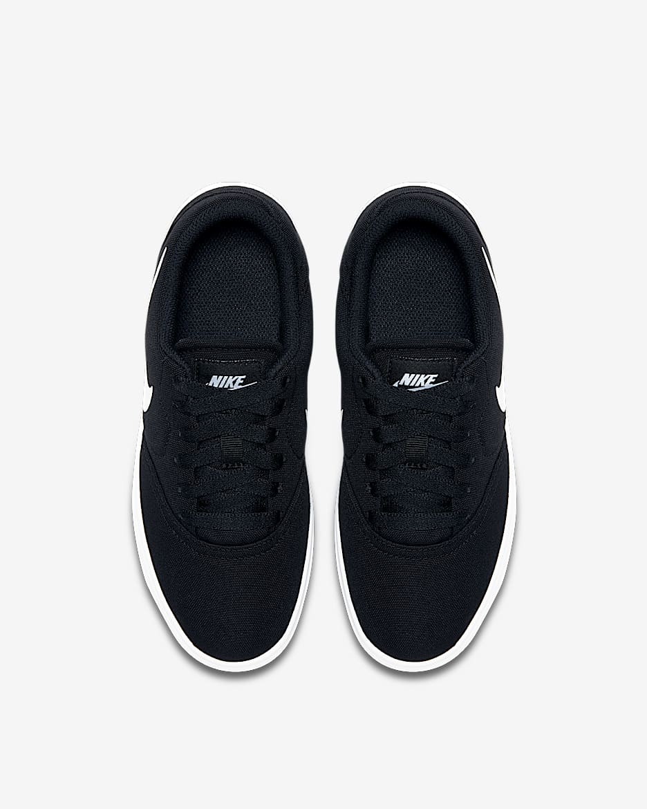 Black nike shoes with white check online